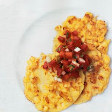 Corn Fritters with Salsa