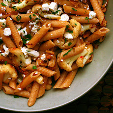 Whole Wheat Pasta with Cauliflower, Walnuts and Ricotta Salata