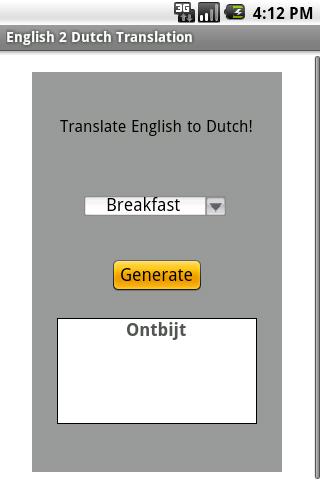 English 2 Dutch Translator