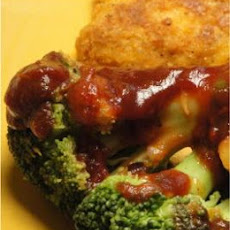 Broccoli with lime and chilli and a kick!