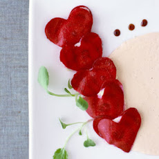 Beet Ravioli with Pine Nut 