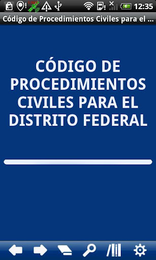 【免費書籍App】Civil P. Code Distrito Federal-APP點子