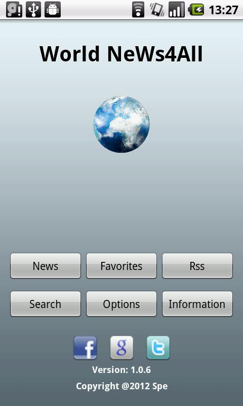 Android application World NeWs 4 All Pro screenshort