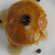 Whole Wheat Chocolate Peanut Butter Pancakes