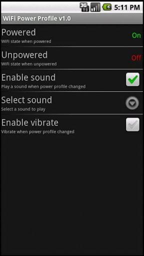 WiFi Power Profile Full