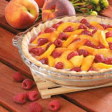 Raspberry Peach Pie
