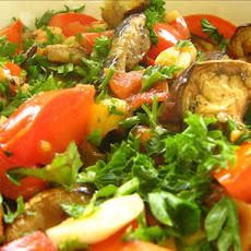 Warm Eggplant (Aubergine) Salad