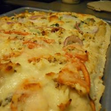 Garlic Chicken Pizza