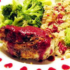 Brie Pecan Rollups with Raspberry Sauce