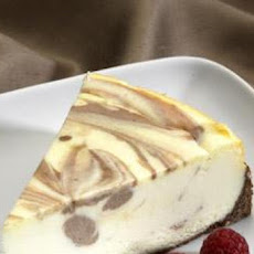 Chocolate-Marbled White Chocolate Cheesecake