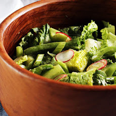 Crunchy Spring Salad with Dill Dressing