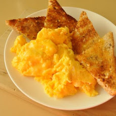 Cheesy Scrambled Eggs . . . Low Fat, Low Chol, Low Sugar