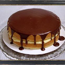 Boston Cream Sponge Cake