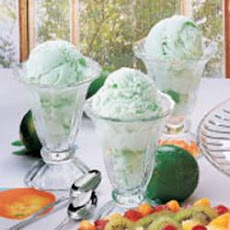 Creamy Lime Sherbet