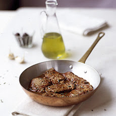 Lamb Medallions with Black-Olive Wine Sauce