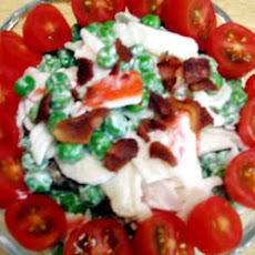 Pea and Crab Salad
