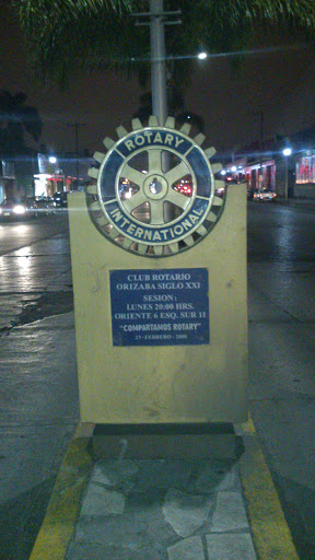 Placa Del Club Rotario De Orizaba 