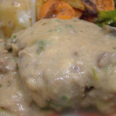 Salisbury Steak Made With Ground Beef