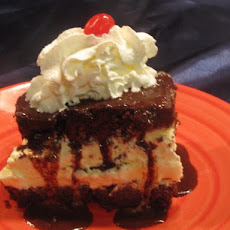 Hot Fudge Ice Cream Sundae Cake