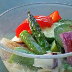 Roasted Veggies over Creamy Polenta