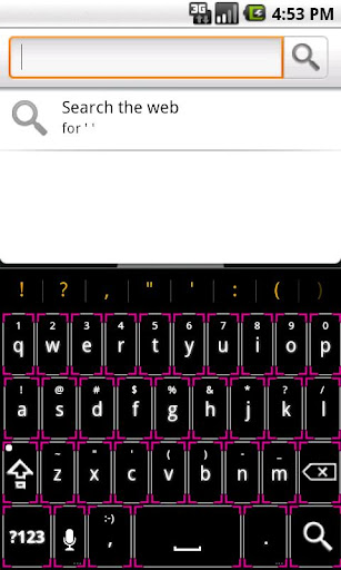 Minimal Pink Keyboard