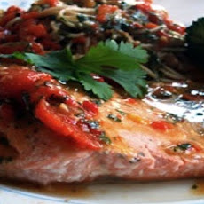 Red Pepper-Salmon Pasta