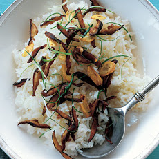 Jasmine Rice with Shiitakes and Scallions