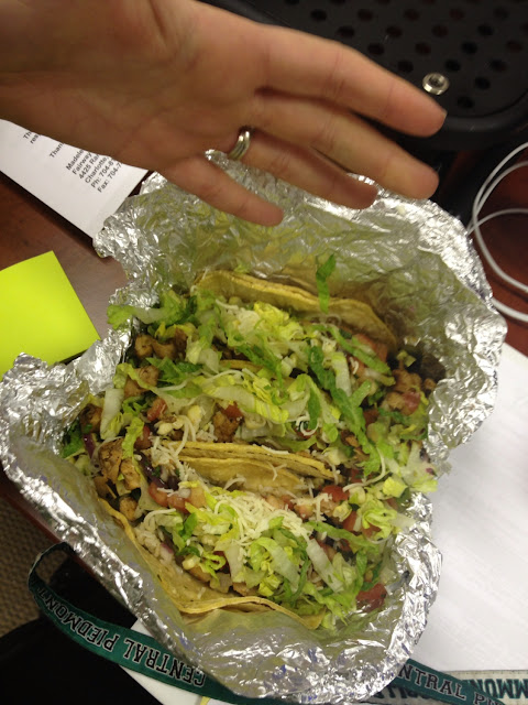Corn soft tacos hmmmm yum