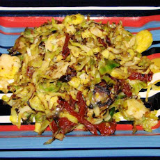 Superb Stir Fried Brussels Sprouts