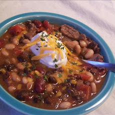 Sirloin Three Bean Chili