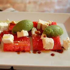 Watermelon Feta Salad with Mint Sorbet