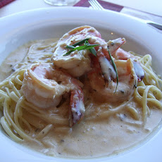 Quick Scampi with Cream Sauce