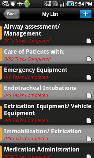 PARAMEDIC EMT SKILLS CHECKLIST