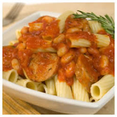 Rigatoni with Sausage and Beans