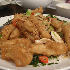 Crispy Salmon Strips
