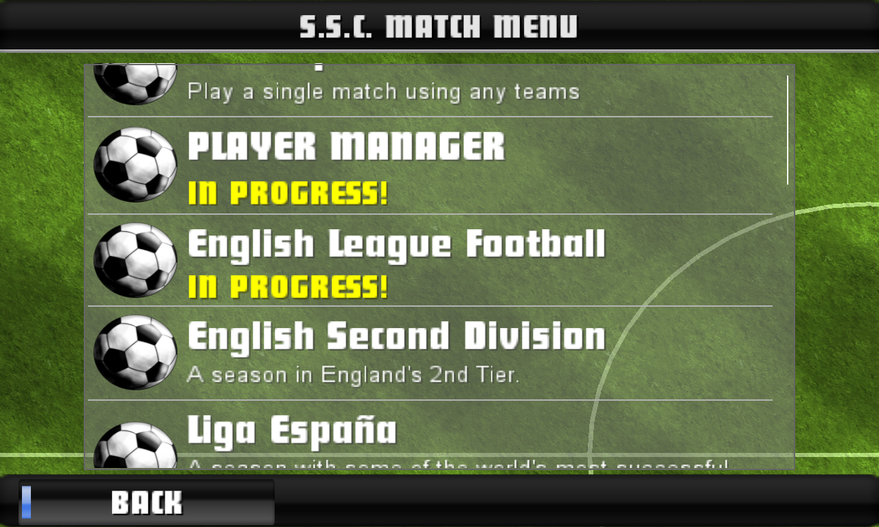Android application Super Soccer Champs screenshort