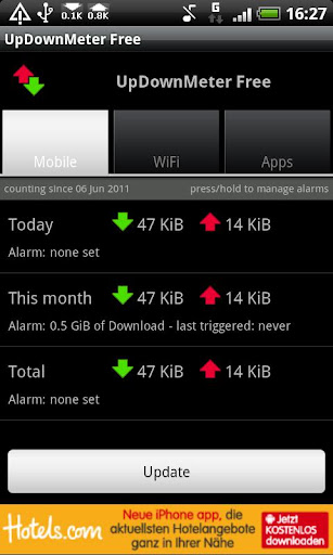 UpDownMeter Free