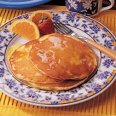 Sunrise Orange Pancakes