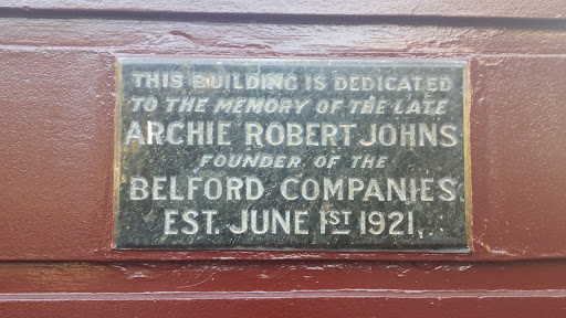 Belford Companies Memorial Plaque 