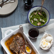 Roasted lamb