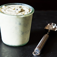 Mint-Basil Chip Ice Cream