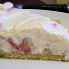 White Chocolate and Strawberry Cheesecake
