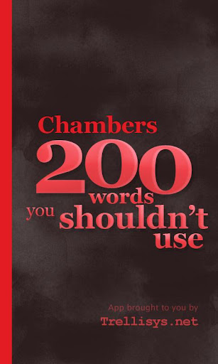 Chambers 200 Words–Don’t Use