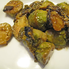 Brussels Sprouts in Pancetta Cream