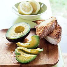 Avocado with Lemon and Olive Oil