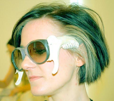 Gafas mandibula ciervo