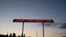 Trinity Church Tacoma Giant Neon Jesus Sign 