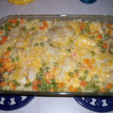 Cheesy Chicken and Rice Casserole