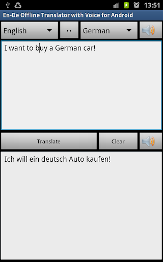 German Free Offline Translator