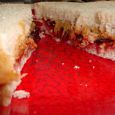Peanut Butter and Jelly and Fritos' Sandwich